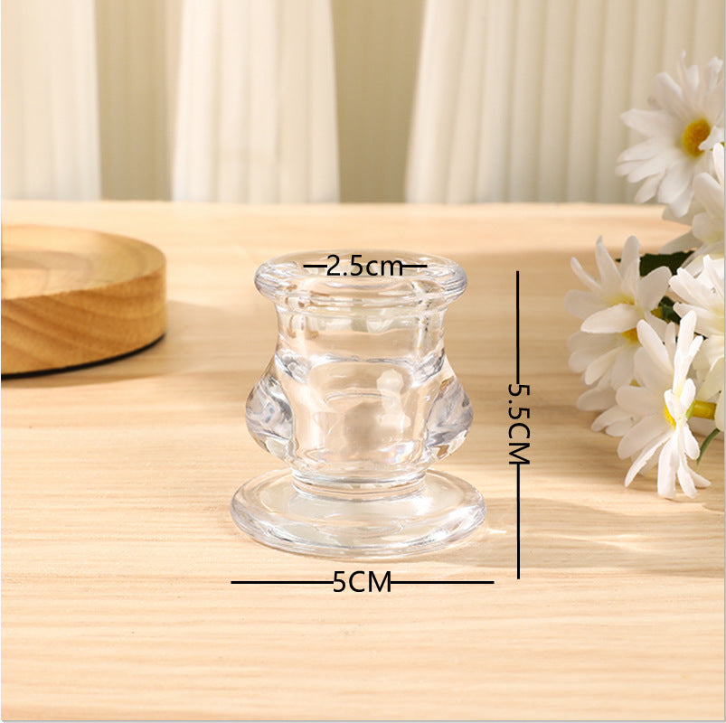 Mini Glass Tea Light and Wax Melt Holder Decorative Votive Stand