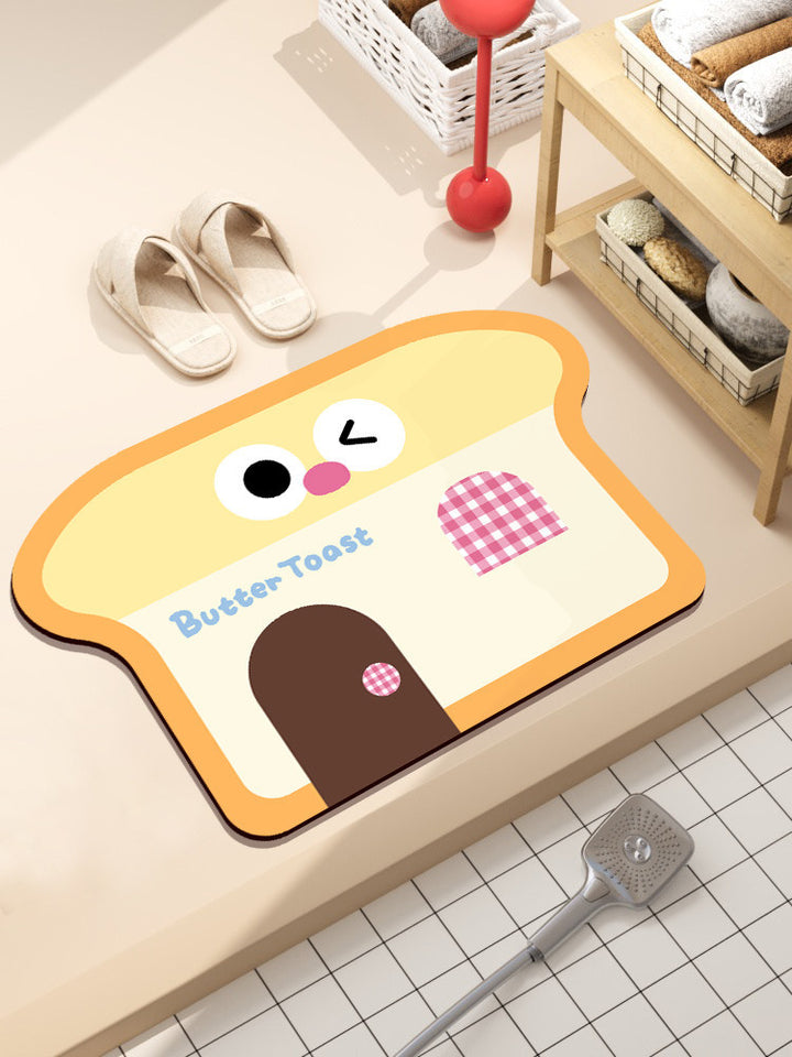 Fun Hamburger-Themed Bath Mat Kalsten