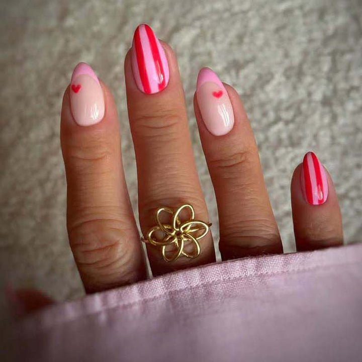 Creative Striped Nail Art