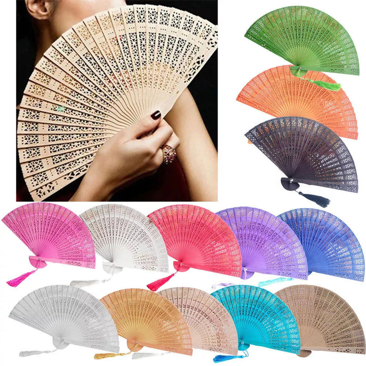 Women's handcrafted fan Kalsten