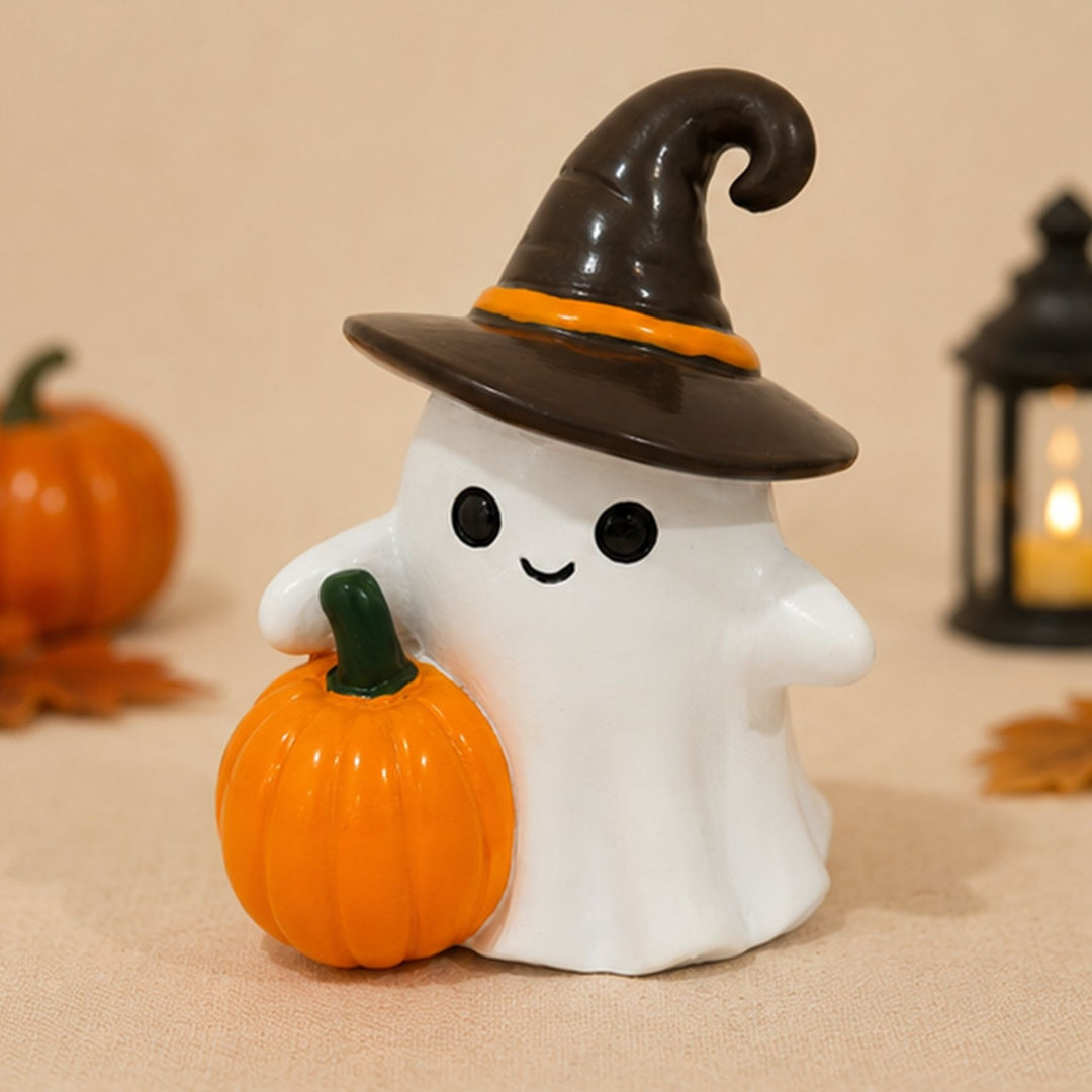 Decorative ghost figure with pumpkin Kalsten