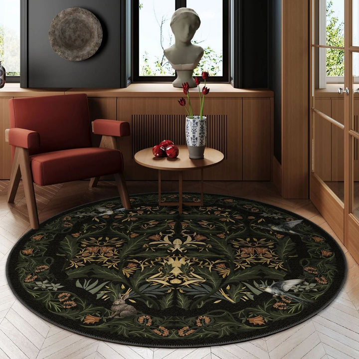 Artistic Floral Area Rug