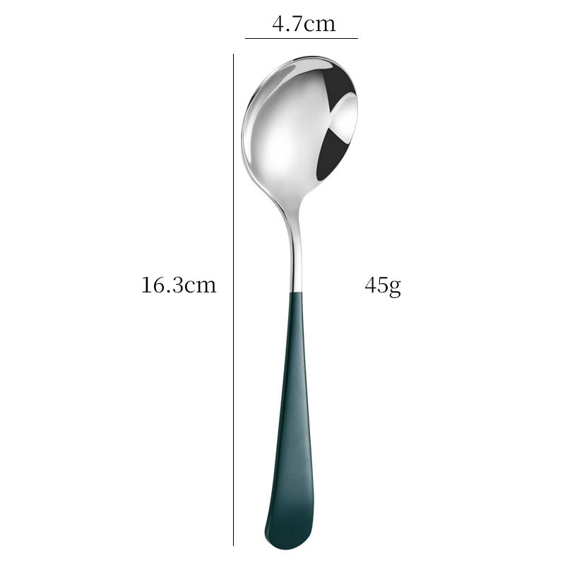 Elegant Dessert Spoon with High-Quality and Non-Slip Grip Design Kalsten