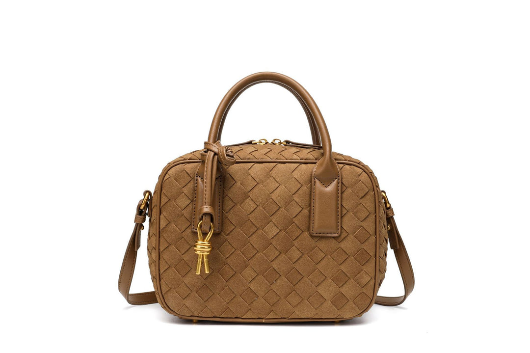 Textured Leather Boutique Handbag Kalsten