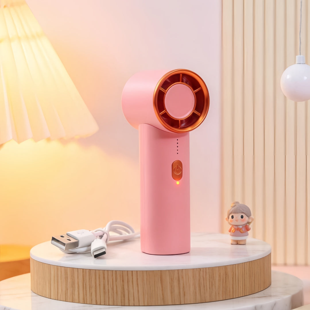 Ladies portable USB hand fan with modern design Kalsten