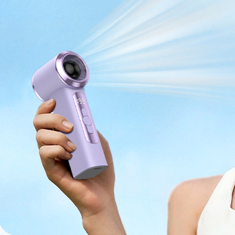 Women's Portable Mini Fan with Intelligent LED Display Kalsten