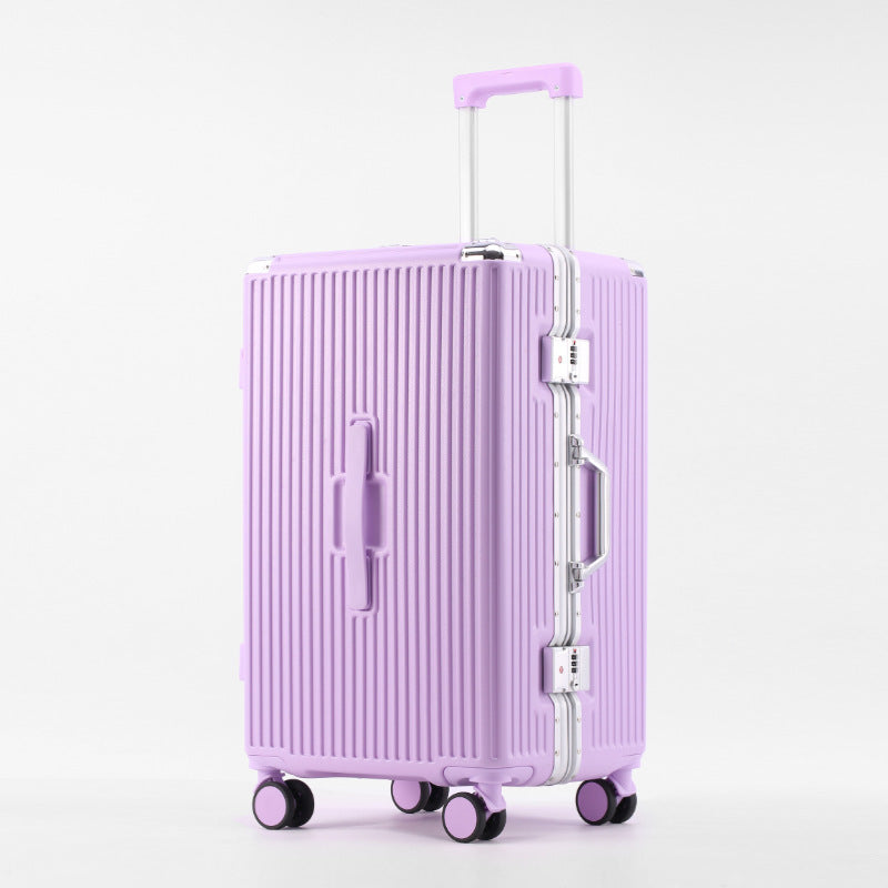 Unisex Stylish High-Impact Ribbed Hardshell Suitcase Kalsten