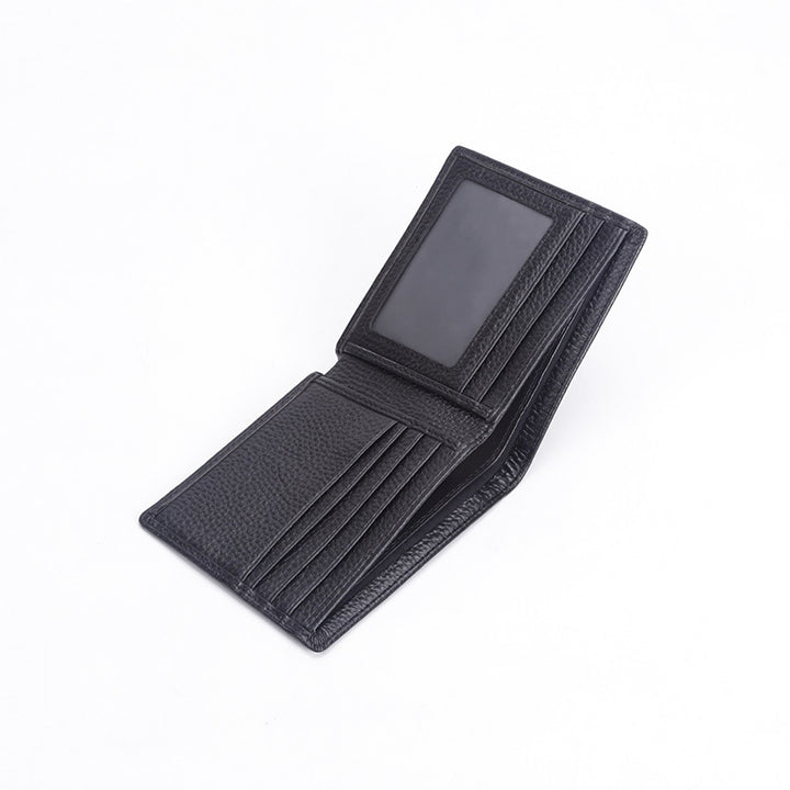 Textured Leather Bi-fold Wallet kalsten