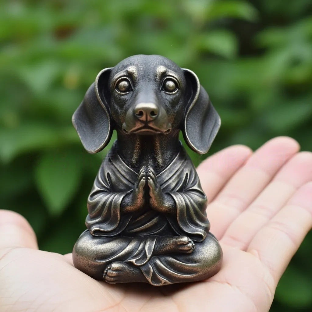 Decorative Meditating Dog Figurine Kalsten