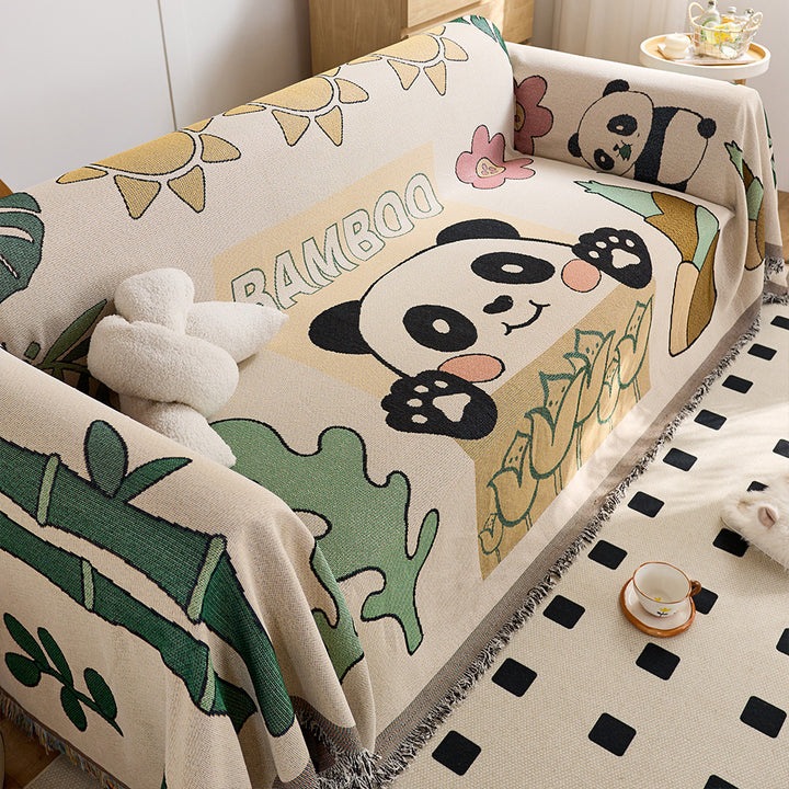 Decorative Panda Throw Blanket