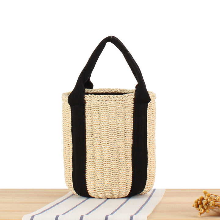 Structured Shopping Bag Made of Braided Natural Material Kalsten