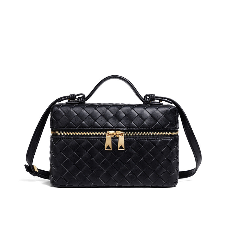 Structured Woven Satchel Bag Kalsten