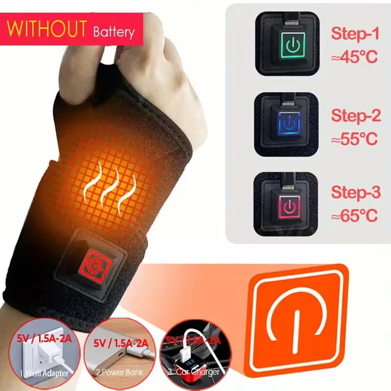 Adjustable Heated Wrist Brace Kalsten