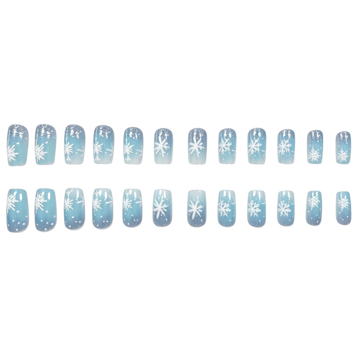 Frosted Snowflake Gel Nail Art Set Kalsten