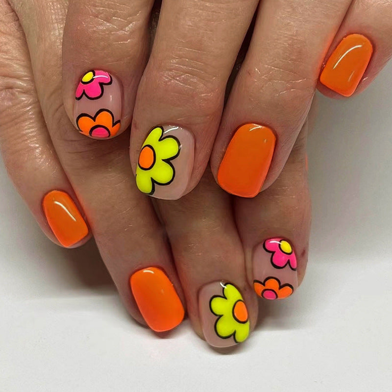 Artistic Floral Nail Art Tips Kalsten