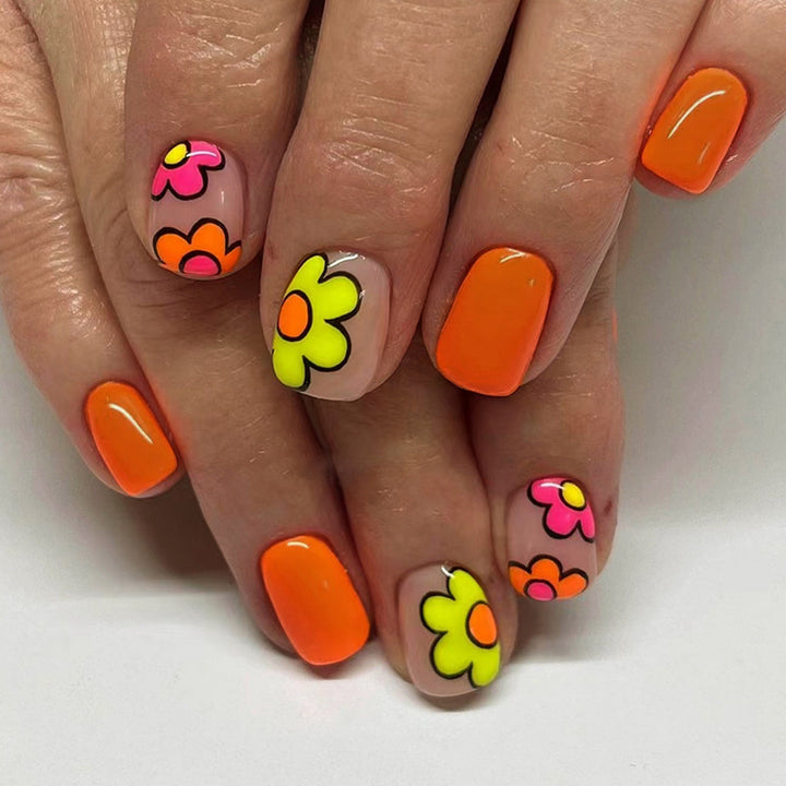 Artistic Floral Nail Art Tips Kalsten