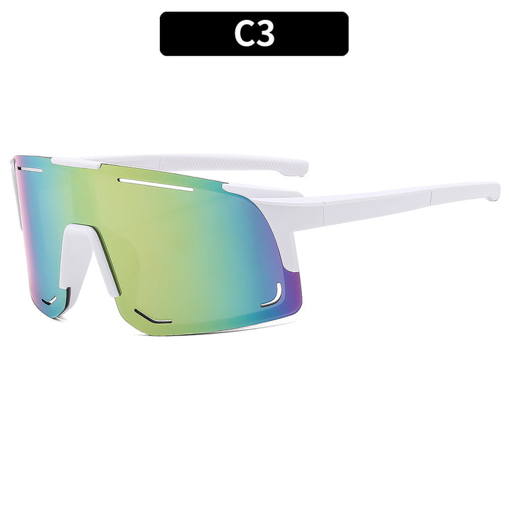 Futuristic Sport Shield Sunglasses