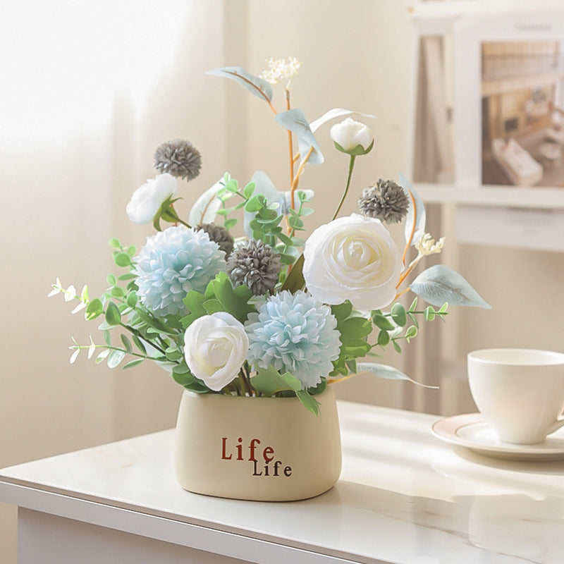 Lifelike Faux Greenery Plant Arrangement
