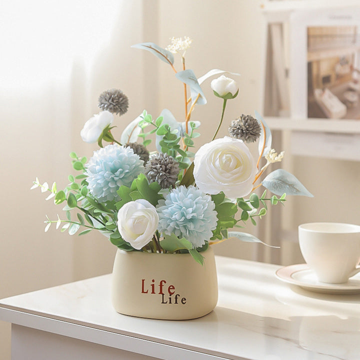 Lifelike Faux Greenery Plant Arrangement