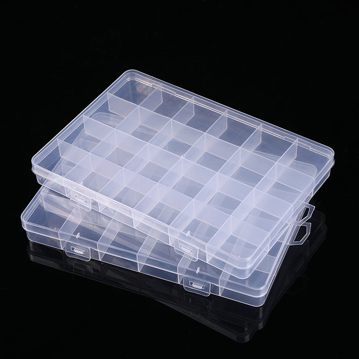 Multi-Compartment Clear Organizer Storage Box Kalsten