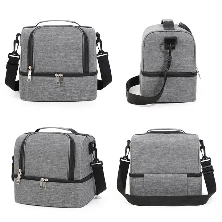 Insulated Lunch Bag with Multi-Functional Compartments