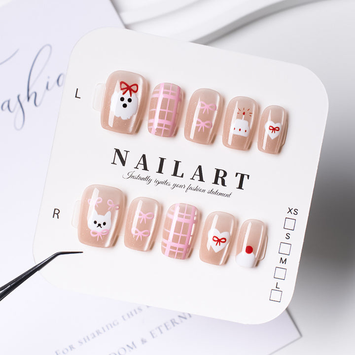 Playful Character-Themed Press-On Nail Set Kalsten 1787395325