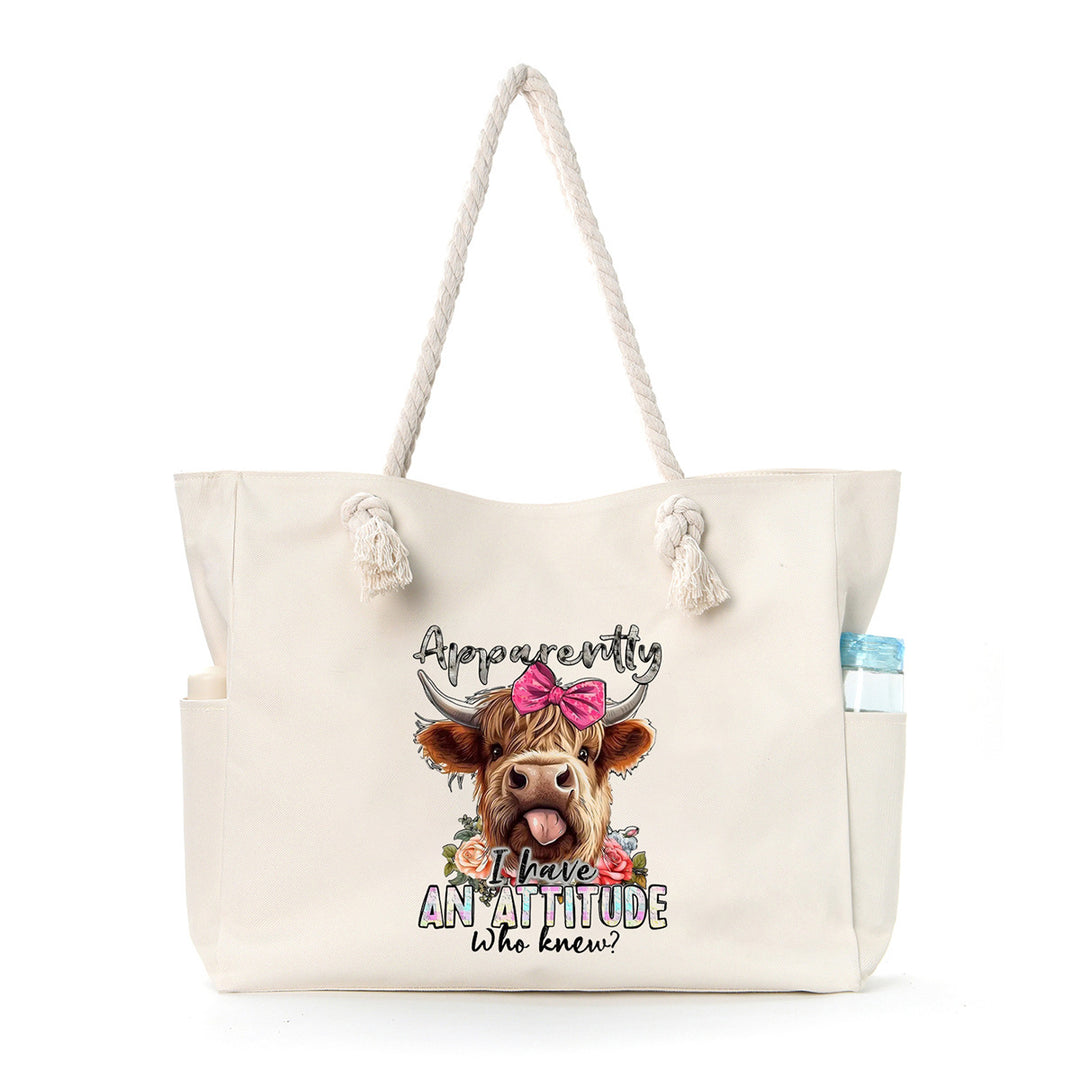 Beach bag with practical side pockets and robust design Kalsten
