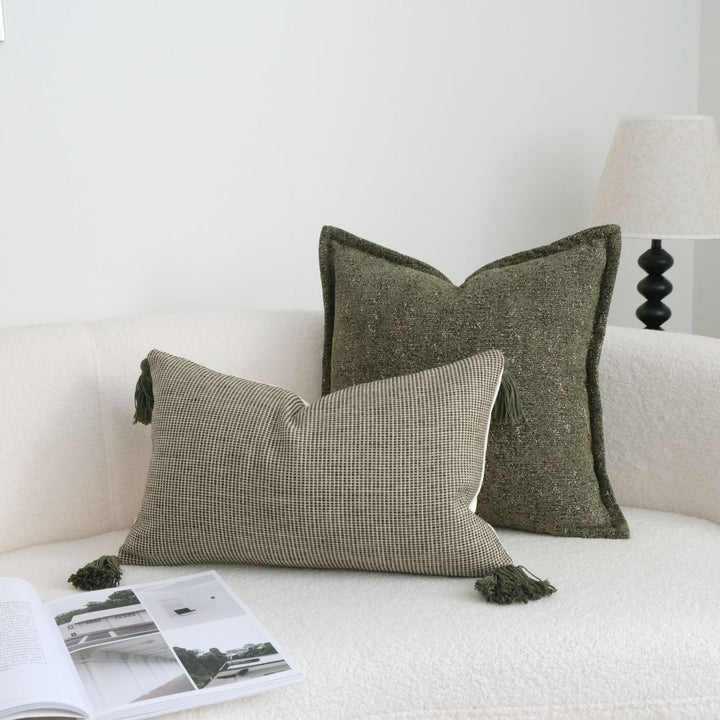 Textured Throw Pillow for Home Decor Display