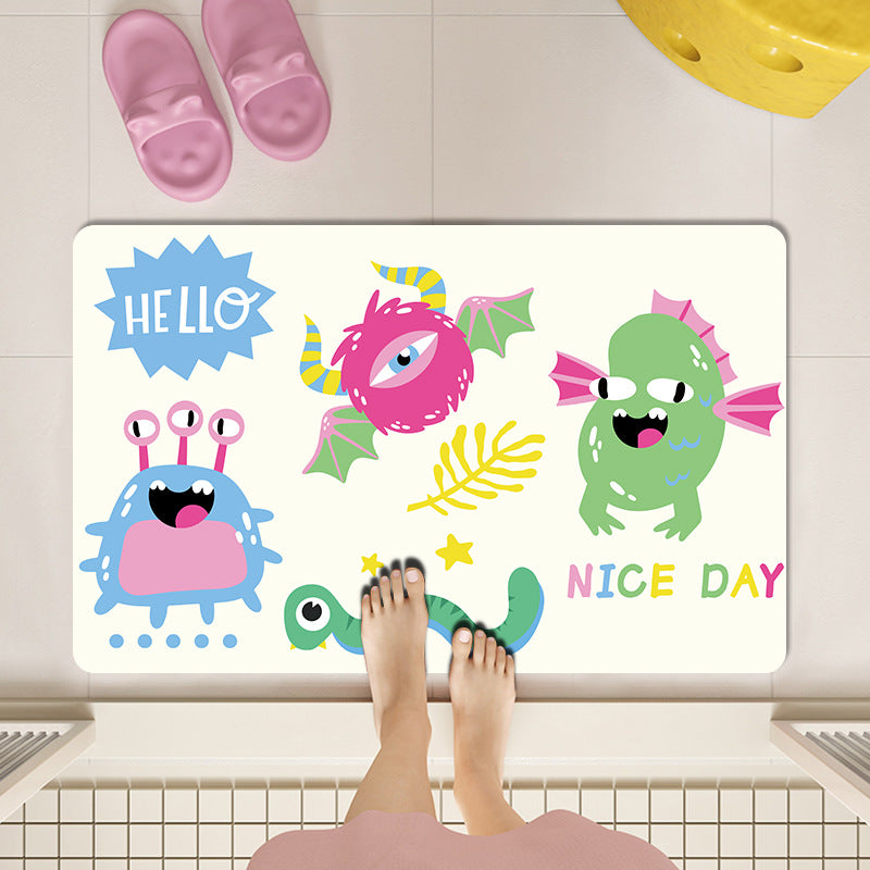 Playful Cartoon-Themed Area Mat