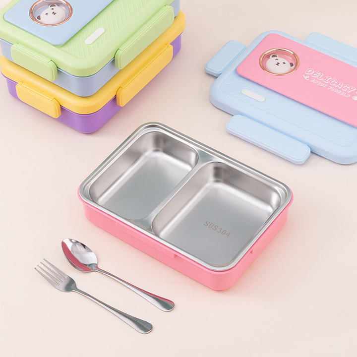 Stainless Steel Multi-Compartment Lunch Box