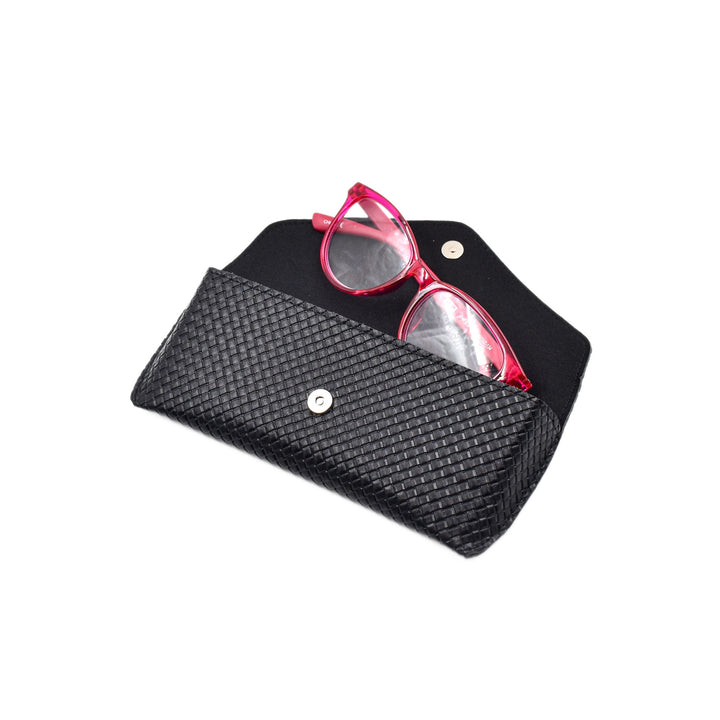 Textured Leather Eyewear Wallet Kalsten