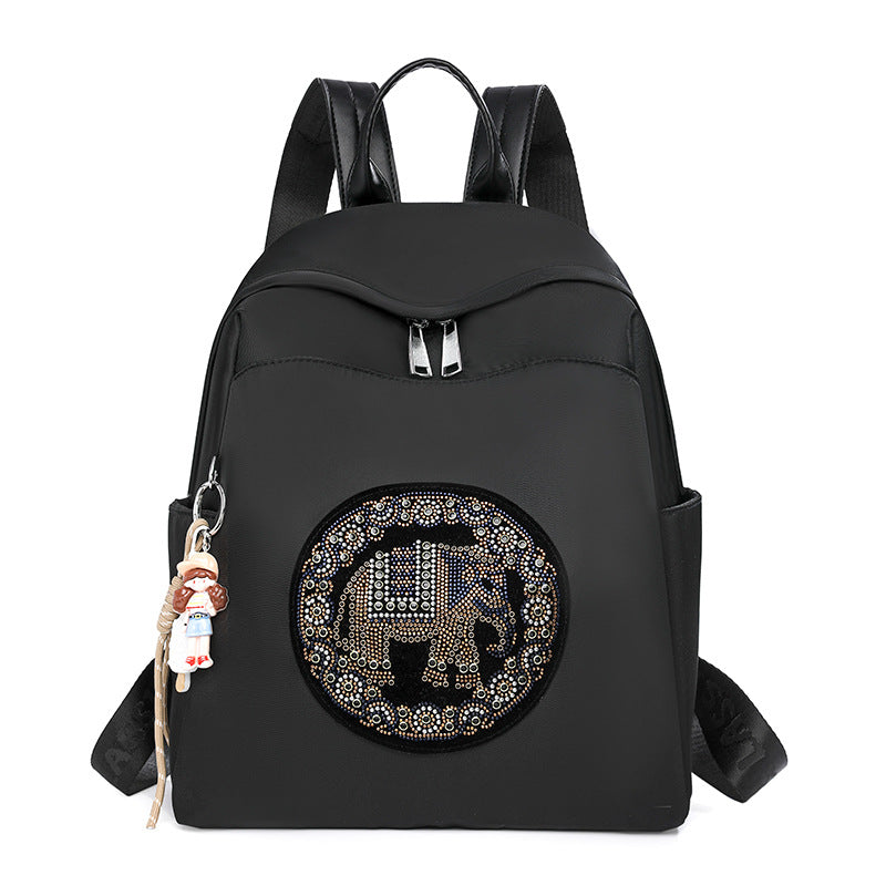 Fashionable Embroidered Backpack