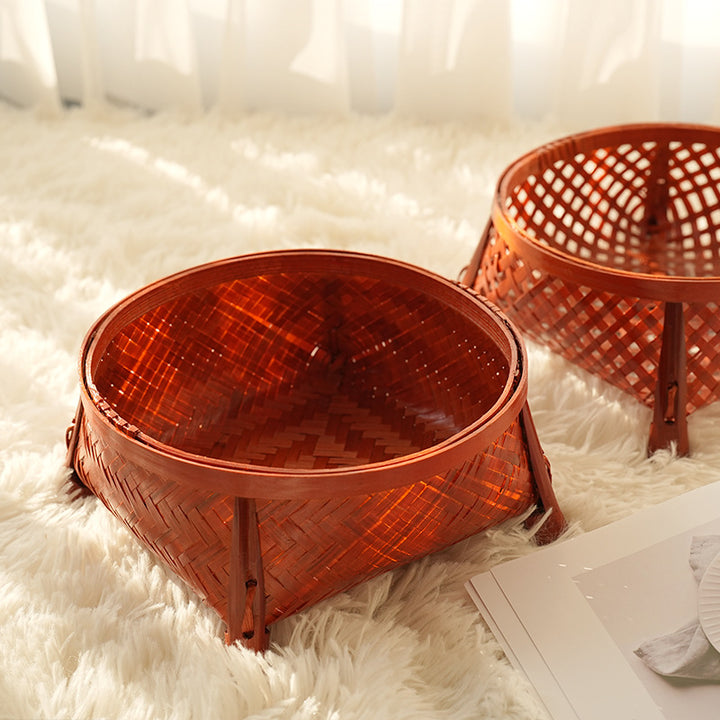 Ladies hand-woven presentation basket with stylish design Kalsten