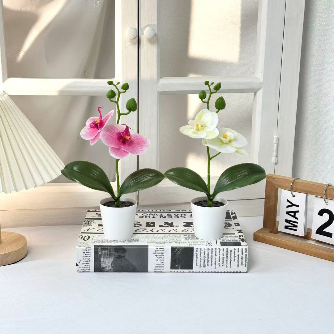 Decorative Artificial Orchid Plant for Indoor Home Decor