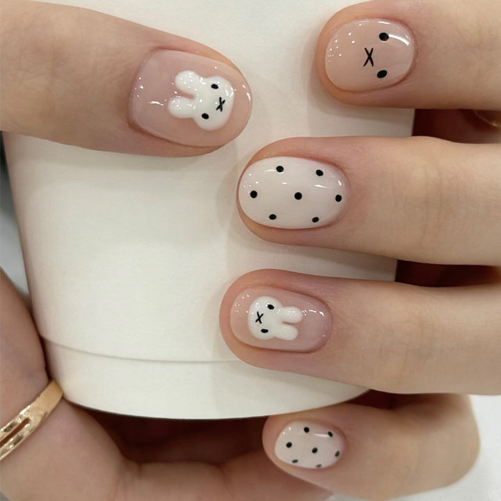 Cute Character Press-On Nail Set Kalsten