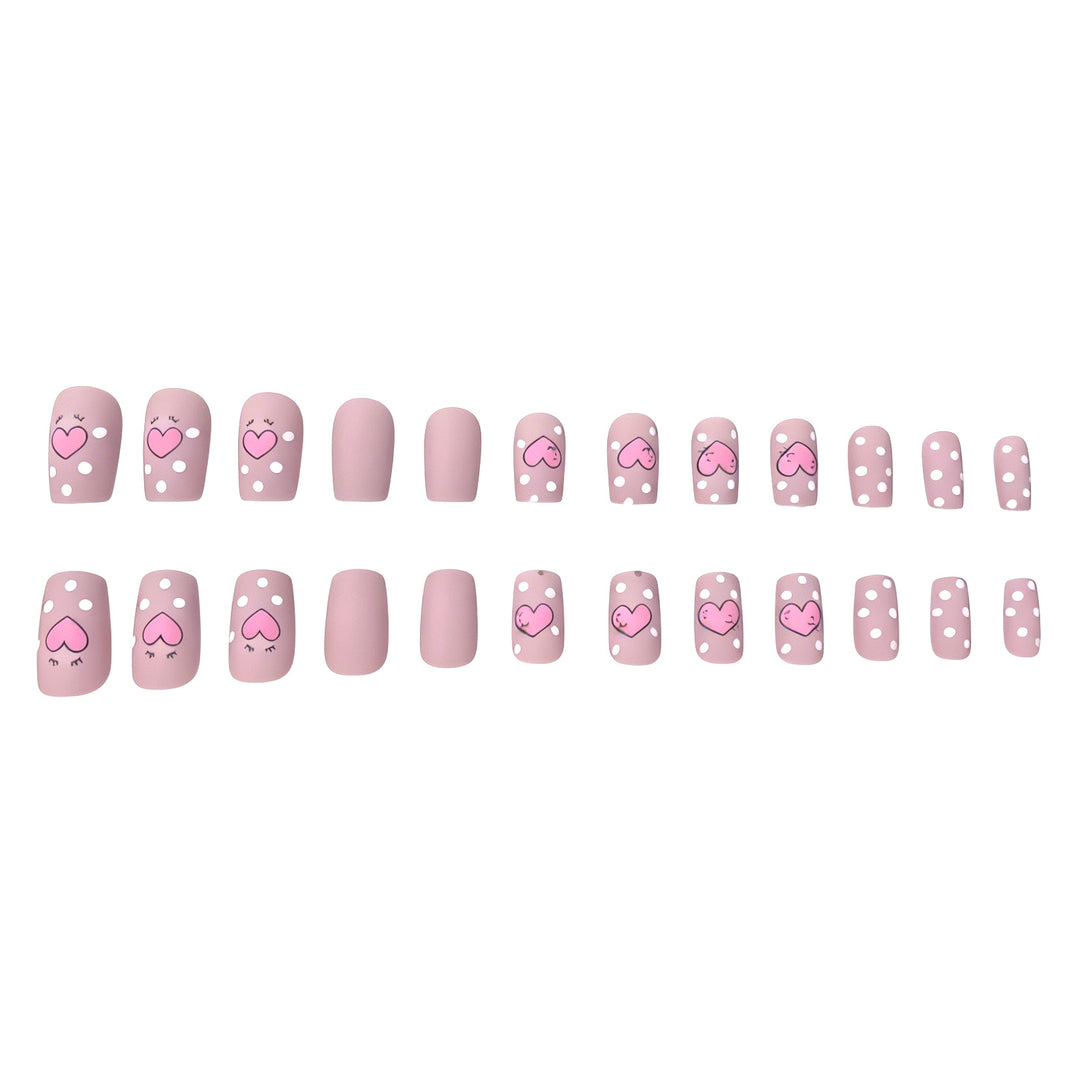 Artistic Heart-Themed Nail Art Kalsten