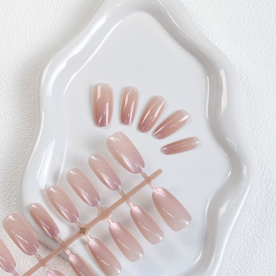 Ombre Glitter Press-On Nails Kalsten