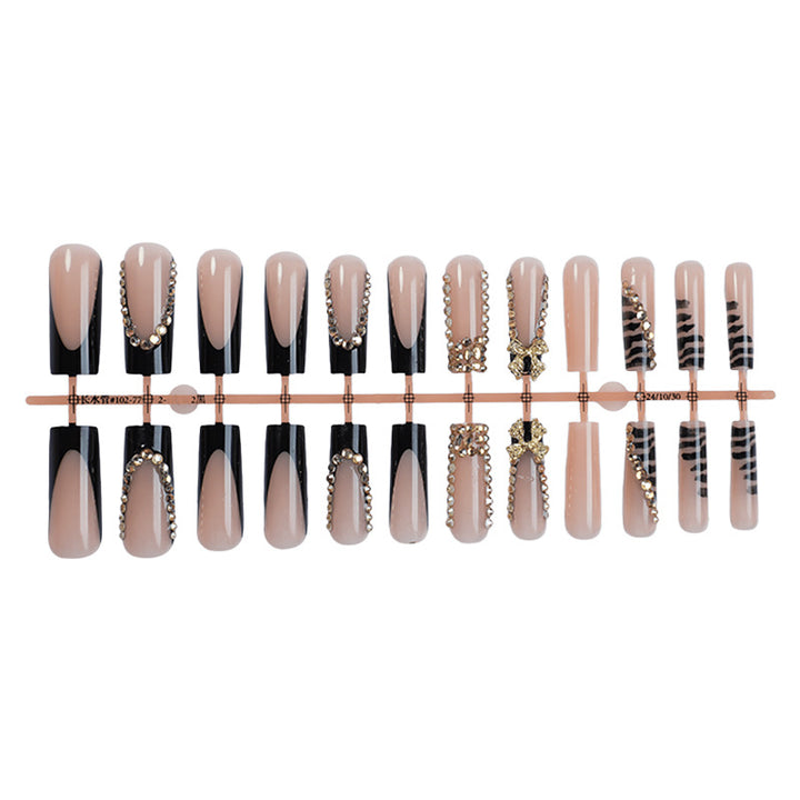 Glamorous High-Gloss Press-On Nail Set Kalsten