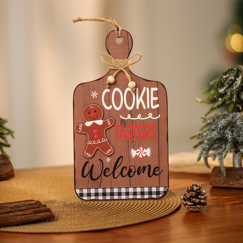 Decorative Christmas poster with Christmas cookies motif Kalsten