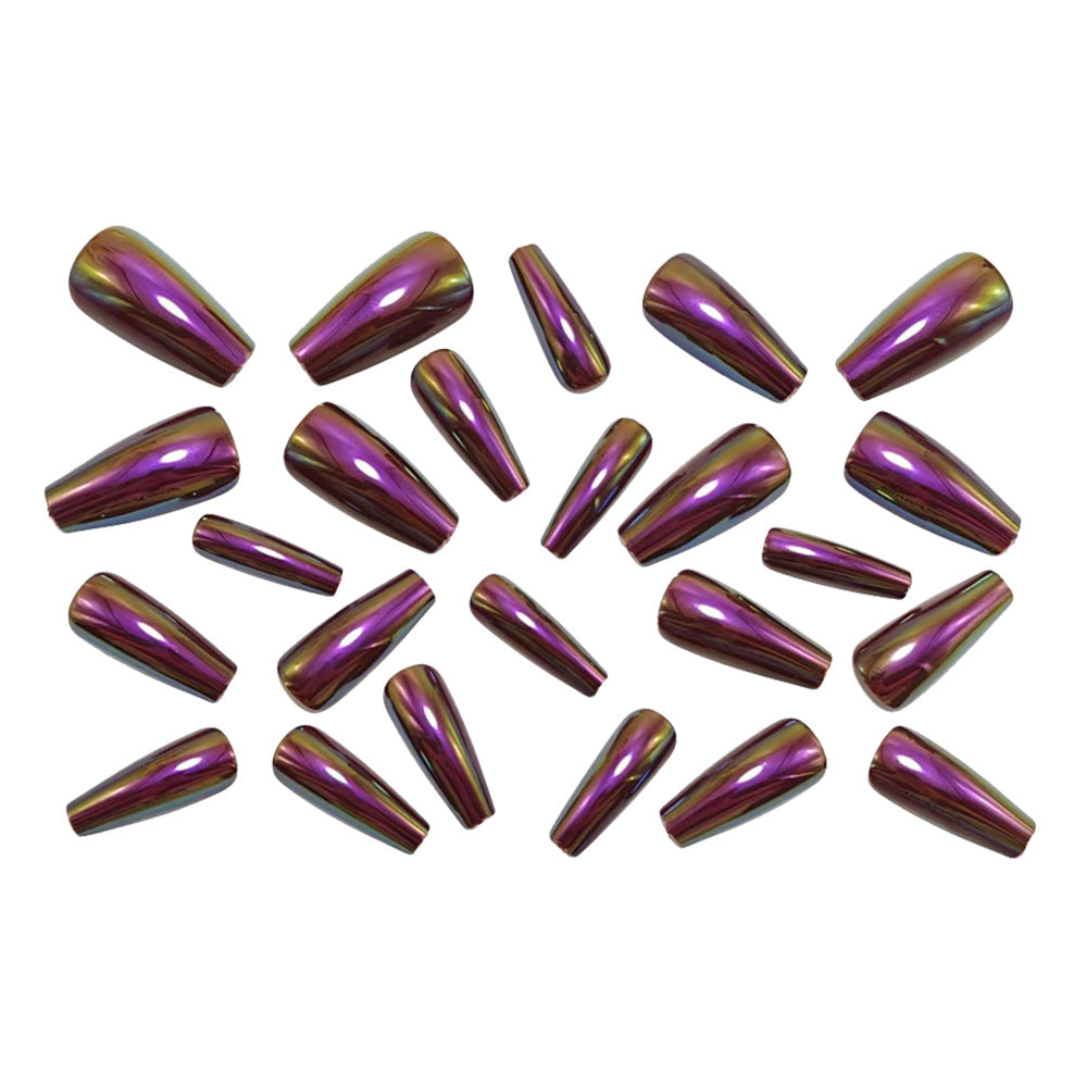 Shiny artificial nails with polarizing effect Kalsten