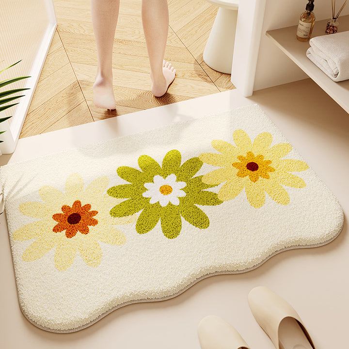 Soft Textured Bathroom Rug Kalsten