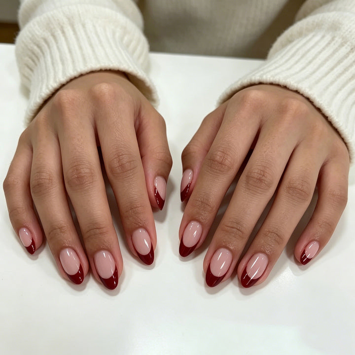 Elegant French Tip Nail Art Kalsten 1789915458