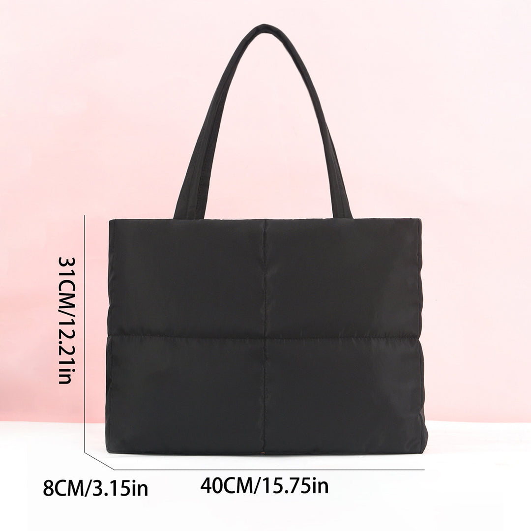 Square-shaped tote bag with padded design Kalsten