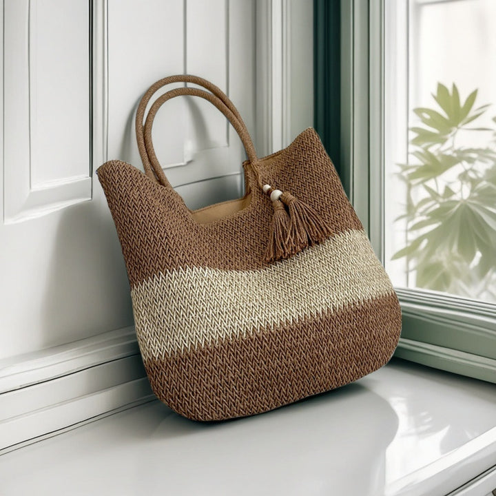 Handcrafted straw bag Kalsten