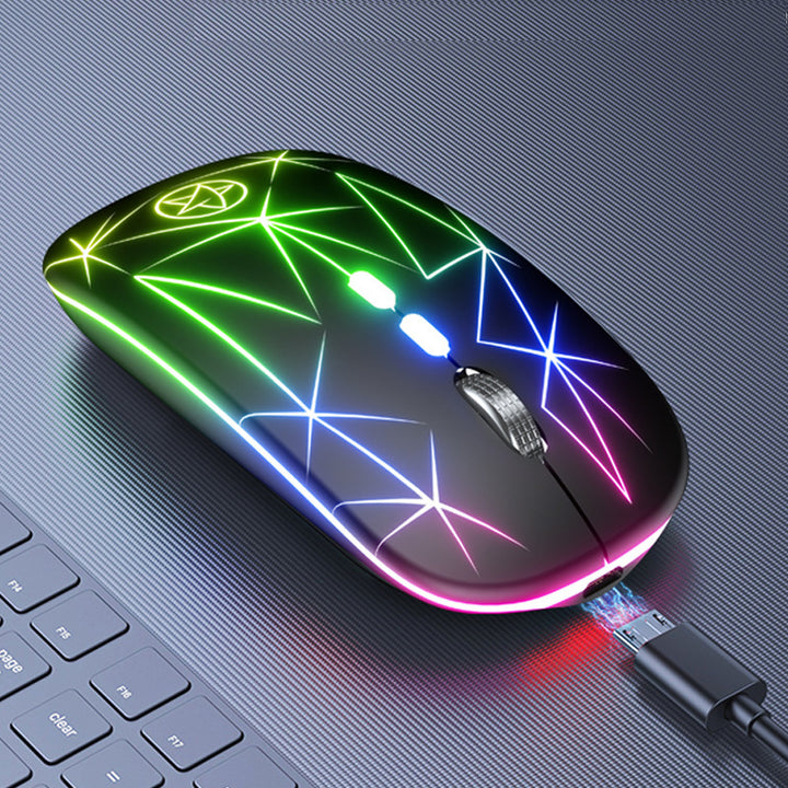 Bluetooth Gaming Mouse with Dual Mode and RGB Lighting Kalsten