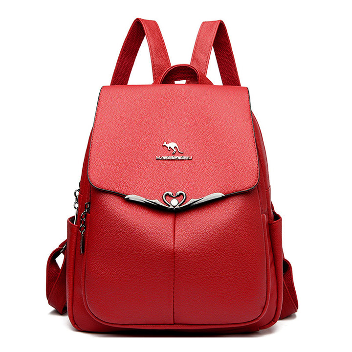 Stylish Heart Accented Backpack