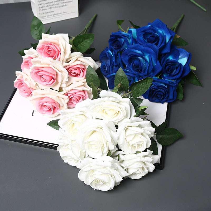 Decorative Faux Rose Bouquet for Home Decor