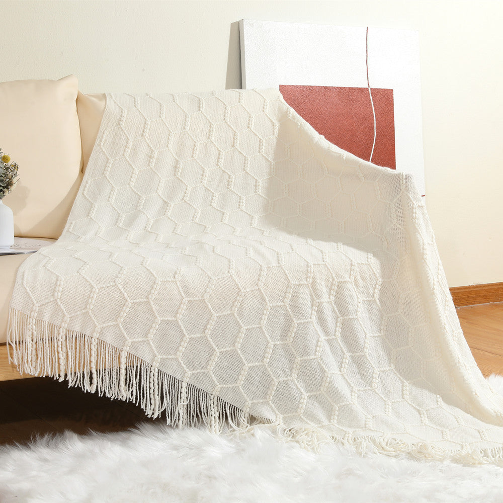 Decorative Knit Throw Blanket