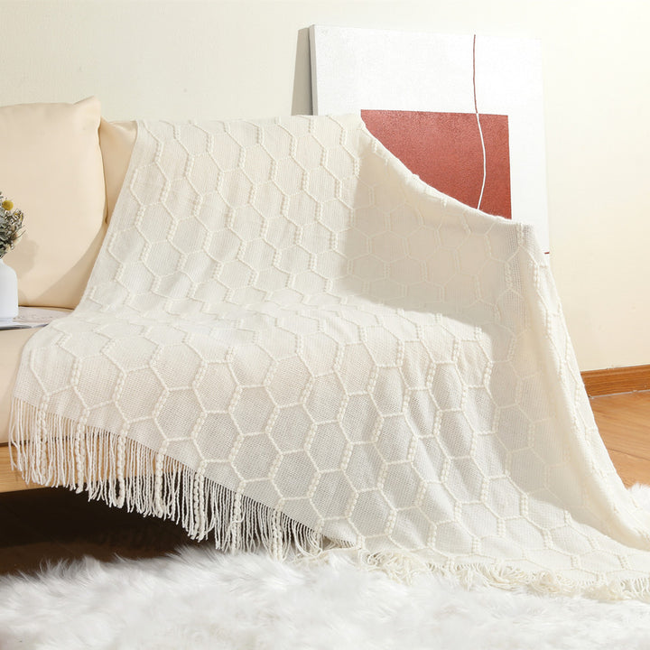 Decorative Knit Throw Blanket