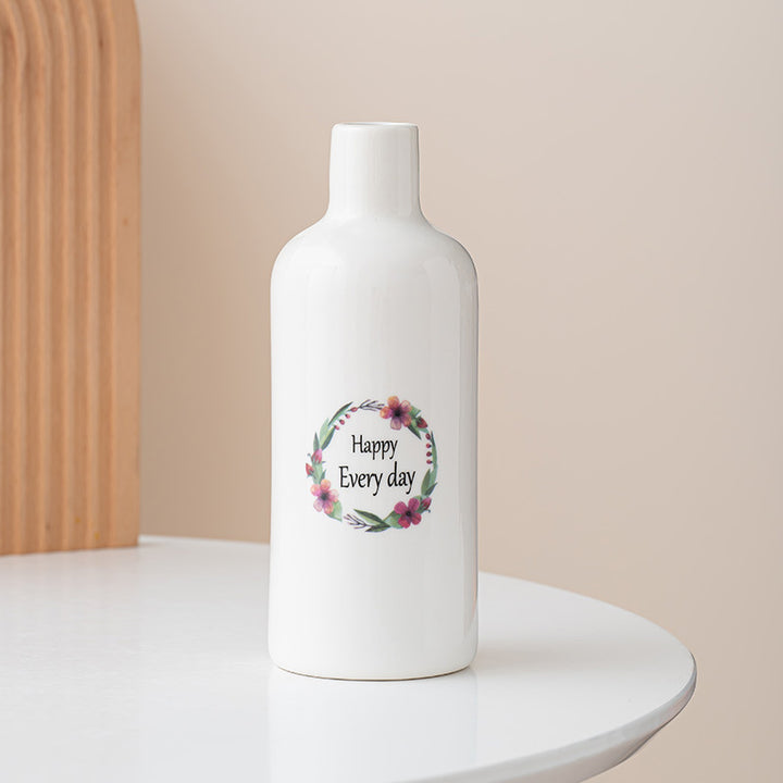 Inspirational Ceramic Bud Vase